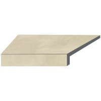 Угловой Г-образный элемент бортовой плитки Aquaviva Patio Beige, 600x345x50(20) мм (левый/45°) Угловой Г-образный элемент бортовой плитки Aquaviva Patio Beige, 600x345x50(20) мм (левый/45°)