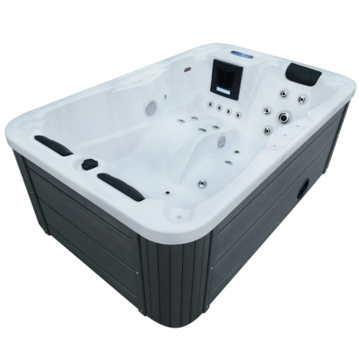 Гидромассажный бассейн Aquajoy Alicante (205х130х70 см), серебристо-белый мрамор - 2 Гидромассажные СПА (джакузи) - Гидромассажный бассейн Aquajoy Alicante (205х130х70 см), серебристо-белый мрамор - 2