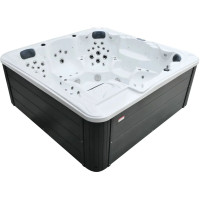 Гидромассажный бассейн Aquajoy Borneo (230х230х96 см), серебристо-белый мрамор Гидромассажный бассейн Aquajoy Borneo (230х230х96 см), серебристо-белый мрамор