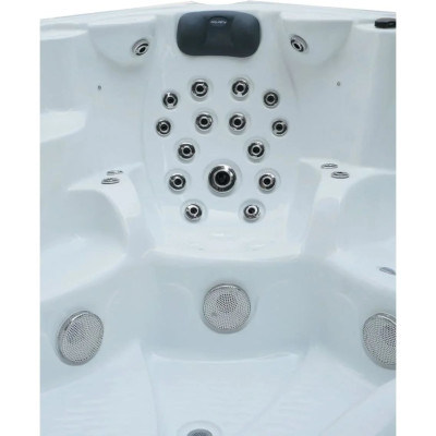 Гидромассажный бассейн Aquajoy Borneo (230х230х96 см), серебристо-белый мрамор - 3 Гидромассажные СПА (джакузи) - Гидромассажный бассейн Aquajoy Borneo (230х230х96 см), серебристо-белый мрамор - 3