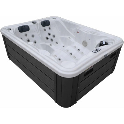 Гидромассажный бассейн Aquajoy Bali (210х160х77 см), серебристо-белый мрамор - 2 Гидромассажные СПА (джакузи) - Гидромассажный бассейн Aquajoy Bali (210х160х77 см), серебристо-белый мрамор - 2