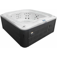Гидромассажный бассейн Aquajoy Serenity (250х230х96 см), серебристо-белый мрамор Гидромассажный бассейн Aquajoy Serenity (250х230х96 см), серебристо-белый мрамор