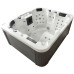 Гидромассажные СПА (джакузи) - Гидромассажный бассейн Aquajoy Como (190х160х82 см), серебристо-белый мрамор