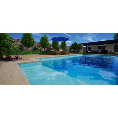 Лайнер CARIBBEAN GREEN 1.65x25м - 3 Лайнер (ПВХ пленка) - Лайнер CARIBBEAN GREEN 1.65x25м - 3