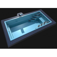Чаша басейну Lagos Sol 7 7х3,4х1,55 м Чаша басейну Lagos Sol 7 7х3,4х1,55 м