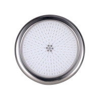 Прожектор світлодіодний AquaViva (LED227C-252led) 18W RGB (нерж, різьблення) + заставна Прожектор світлодіодний AquaViva (LED227C-252led) 18W RGB (нерж, різьблення) + заставна