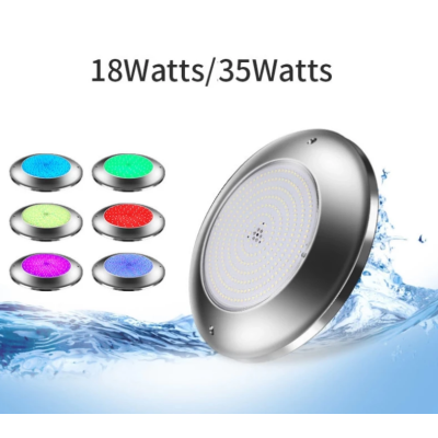 Светильник для бассейна LED 18W, серия 260SS, белый свет, нерж. сталь AISI 316, 252 SMD, Ø 260 х 28 мм - 1 Прожекторы - Светильник для бассейна LED 18W, серия 260SS, белый свет, нерж. сталь AISI 316, 252 SMD, Ø 260 х 28 мм - 1
