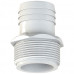 Фітинги ПВХ - З'єднувач шлангу Emaux Barbed 38mm to 1-1/2" Male threaded (with nut)