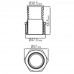 Фітинги ПВХ - З'єднувач шлангу Emaux Barbed 38mm to 1-1/2" Male threaded (with nut) - 1