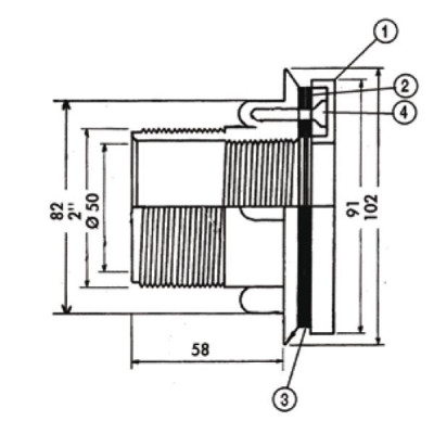 Форсунки - Форсунка пилососна Hayward 3331DGR, сіра - 1
