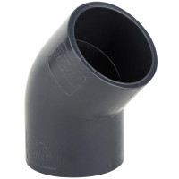 Колено ПВХ Era 50mm/45°