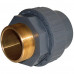 Фітинги ПВХ - Муфта перебірна ПВХ/латунь ЗР d20x1/2" EFFAST, Італія