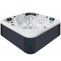 Гидромассажный бассейн Passionspas Relax (204х204х85 см), Sterling White/Grey Гидромассажный бассейн Passionspas Relax (204х204х85 см), Sterling White/Grey