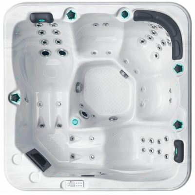 Гидромассажный бассейн Passionspas Relax (204х204х85 см), Sterling White/Grey - 1 Гидромассажные СПА (джакузи) - Гидромассажный бассейн Passionspas Relax (204х204х85 см), Sterling White/Grey - 1