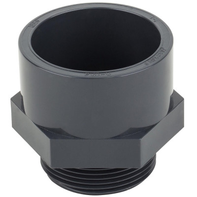 Фитинги ПВХ - Муфта с наружной резьбой d110x4"