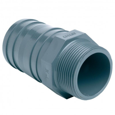 Фитинги ПВХ - Штуцер для шланга резьбовой d20*1/2" EFFAST, Италия