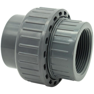 Фитинги ПВХ - Муфта разборная переходная ВР d20x1/2" EFFAST, Италия