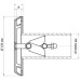 Форсунки - Форсунка всмоктувальна Flexinox 87198036, лайнер 50mm/63mm, 25м3/ч, AISI-316, Ø 165 - 1