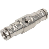 Пряме з'єднання AquaViva 1/4" під 2 форсунки Пряме з'єднання AquaViva 1/4" під 2 форсунки