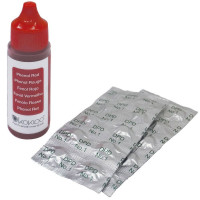 Таблетки + Капли Kokido K101CBX24 для тестера K029BU (20cc Phenol + 20pcs DPD) двухкомпонентный комплект Таблетки + Капли Kokido K101CBX24 для тестера K029BU (20cc Phenol + 20pcs DPD) двухкомпонентный комплект