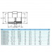 Фитинги ПВХ - Муфта переходная ВР d75x2-1/2" EFFAST, Италия - 1