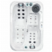 Гидромассажный бассейн Passionspas Indulgence (214х143х63 см), Sterling White/Grey - 1 Гидромассажные СПА (джакузи) - Гидромассажный бассейн Passionspas Indulgence (214х143х63 см), Sterling White/Grey - 1