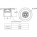 Форсунки - Форсунка стеновая Emaux EM4410 бетон 50mm/2" (сопло "круг") 88094412 - 2