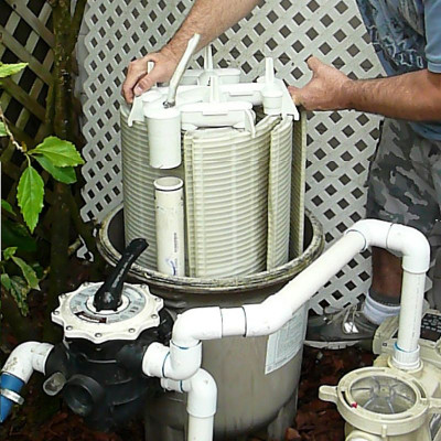 Фильтры - Фильтр диатомитовый Hayward ProGrid (27m3/ч, 63мм, бок) - 3
