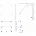 Лестница Emaux Standard NSL215-SR (2 ступени) - 4 Лестницы - Лестница Emaux Standard NSL215-SR (2 ступени) - 4