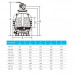 Фильтры - Фильтр MFV17 (7м3/ч. 425мм, 40кг. 50мм. верх) - 1