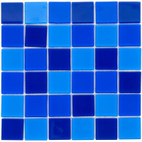Мозаика стеклянная Aquaviva Cristall Dark Blue (48 мм) Мозаика стеклянная Aquaviva Cristall Dark Blue (48 мм)