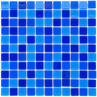 Мозаика стеклянная Aquaviva Сristall Jamaika Dark 1.98 м² (22 листа) Мозаика стеклянная Aquaviva Сristall Jamaika Dark 1.98 м² (22 листа)
