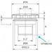 Форсунка стеновая Flexinox 87198042, 4,5 м3/ч, под лайнер, 2", накладка AISI-316L - 1 Форсунки - Форсунка стеновая Flexinox 87198042, 4,5 м3/ч, под лайнер, 2", накладка AISI-316L - 1