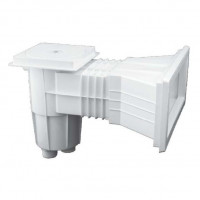Скиммер Emaux EM0140-SV Wide лайнер, квадратная крышка, 1,5"/2", латунные вставки Скиммер Emaux EM0140-SV Wide лайнер, квадратная крышка, 1,5"/2", латунные вставки