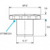 Форсунка пылесосная Flexinox 87198024, под бетон 2", накладка AISI-316L - 1 Форсунки - Форсунка пылесосная Flexinox 87198024, под бетон 2", накладка AISI-316L - 1