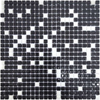 Мозаика стеклянная Aquaviva Black/White Мозаика стеклянная Aquaviva Black/White