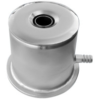 Форсунка гідромасажна Aquaviva реактивна, лайнер 1", 90mm, AISI-304