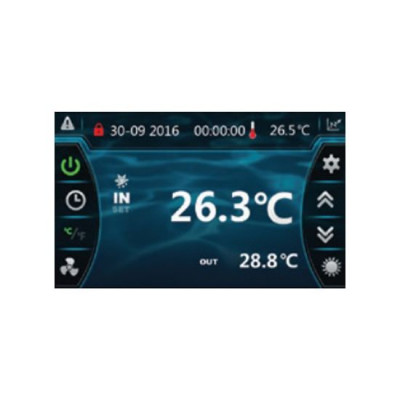 Тепловые насосы - Тепловой насос Hayward EnergyLine Pro 9М инвертор (50-95м3, тепло/холод, 20.5 кВт -12С) - 1
