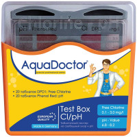 Тестер AquaDoctor Box таблеточный pH и CL (20 тестов, Германия) Тестер AquaDoctor Box таблеточный pH и CL (20 тестов, Германия)