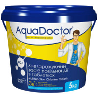 Дезинфектант 3 в 1 на основе хлора AquaDoctor MC-T, 0,4 кг