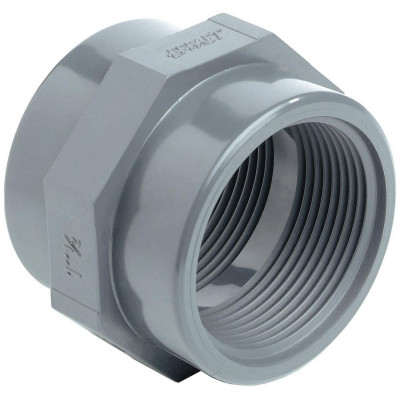 Фитинги ПВХ - Муфта ПВХ Effast с внутренней резьбой d1-1/4"