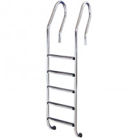 Лестница Flexinox Parallel (Mixta) AISI-304 (5 ступеней), для узкого борта