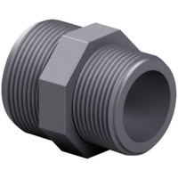 Ниппель ПВХ Effast RERNRE переходной с наружной резьбой d2-1/2х2"