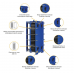 Теплообменники - Теплообменник пластинчатый Techno System AISI-316L 446 кВт - 3